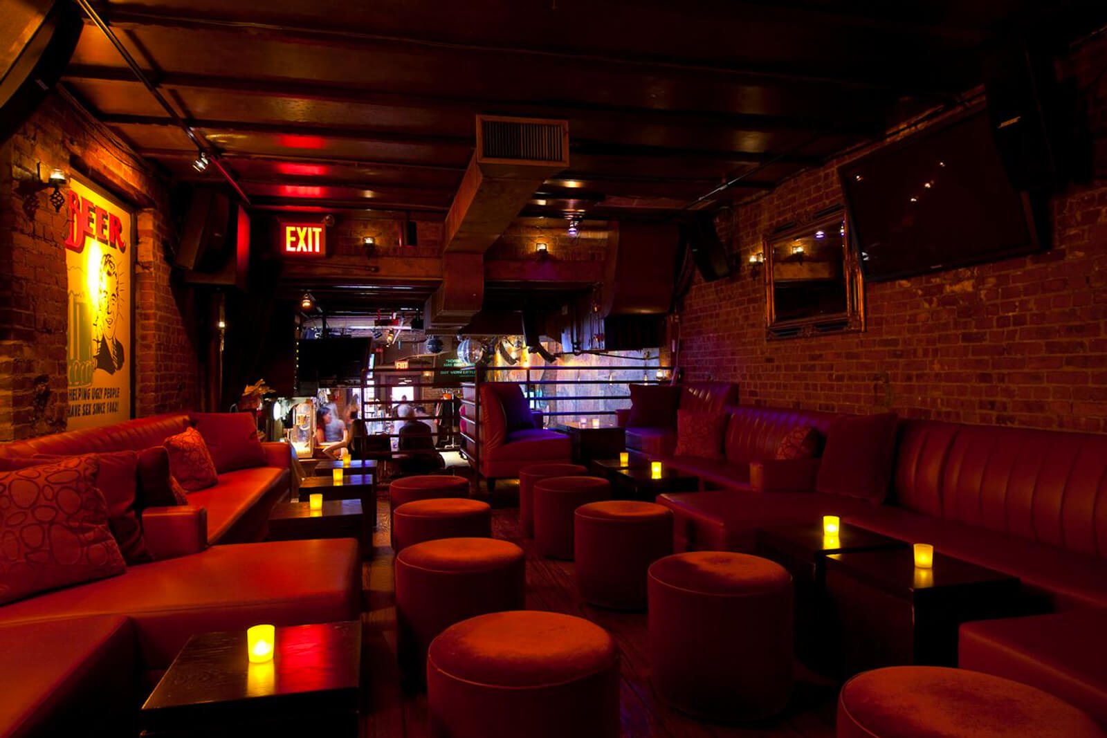 our upstairs tables